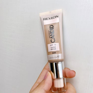 フォトレディ キャンディッド ファンデーション 220 サンド　ベージュ/REVLON/リキッドファンデーションを使ったクチコミ（2枚目）