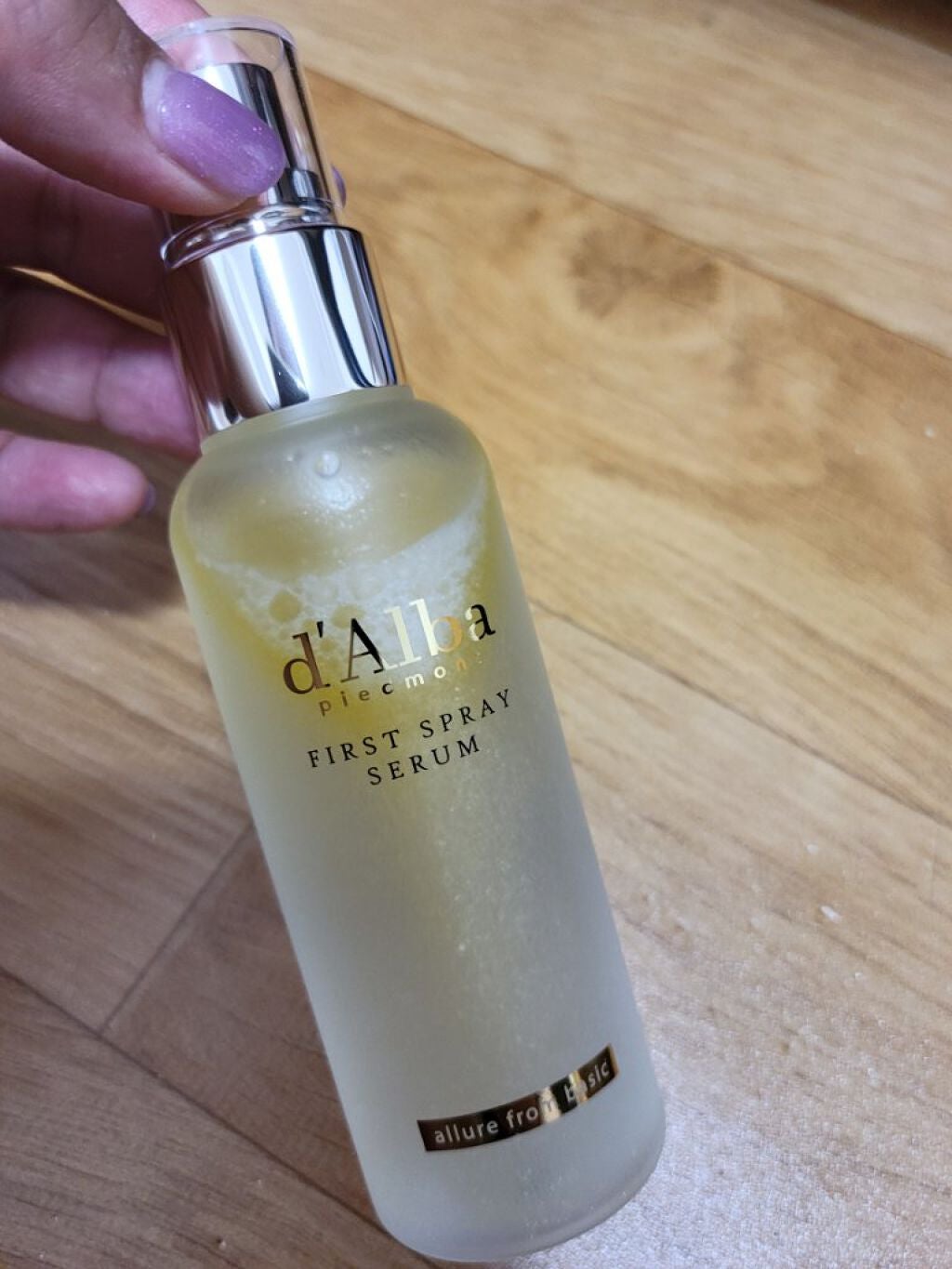 ダルバ ホワイトトリュフファーストスプレーセラム/ダルバ/ミスト状化粧水を使ったクチコミ(1枚目)