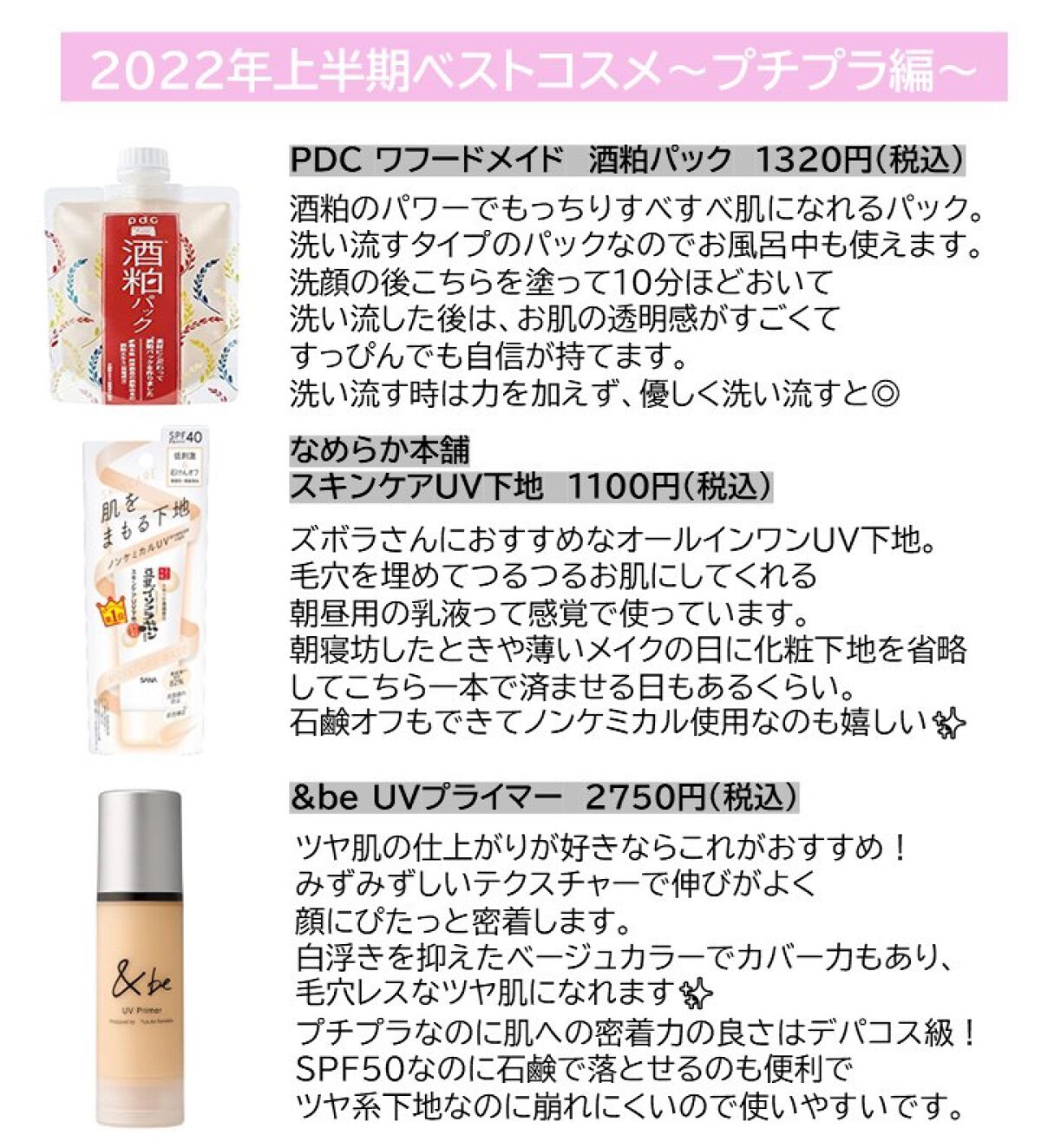 じゅんちゃん on LIPS 「2022年上半期ベストコスメ👑~プチプラ編~┈┈┈┈┈┈┈┈┈..」(3枚目)