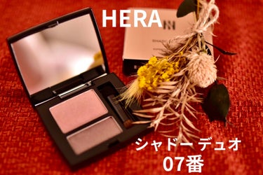 シャドウデュオ 07 ディセント/HERA/パウダーアイシャドウを使ったクチコミ（1枚目）