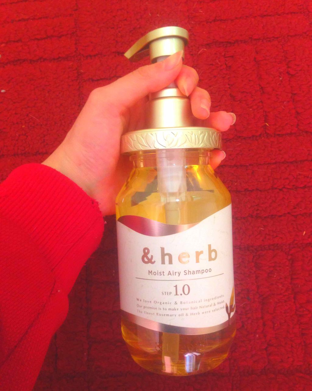 モイストエアリーシャンプー1.0/&herb/市販シャンプーを使ったクチコミ(2枚目)