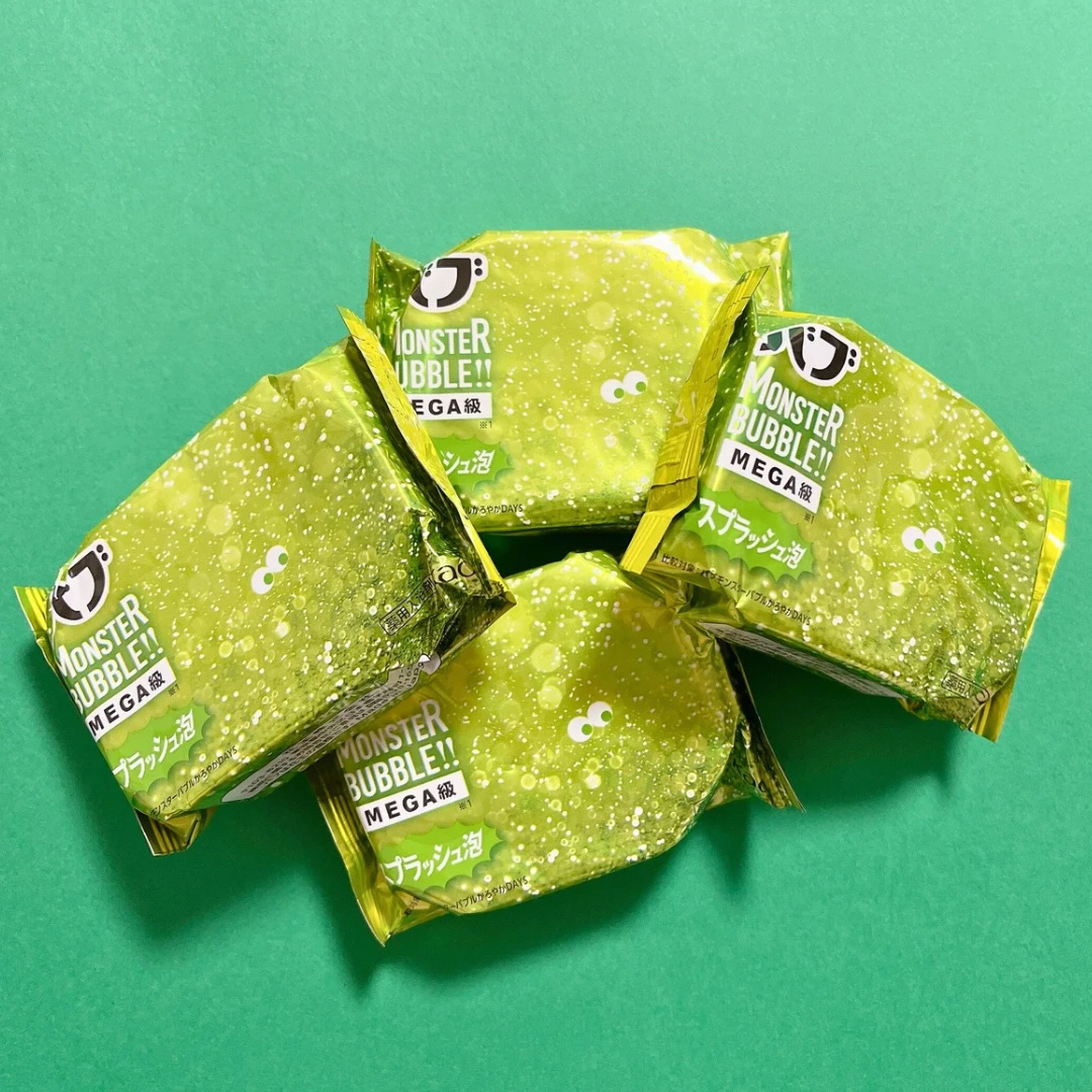 バブ モンスターバブルMEGA級 スプラッシュ泡 シトラススパークの香り​ 4錠/バブ/炭酸系入浴剤を使ったクチコミ（2枚目）