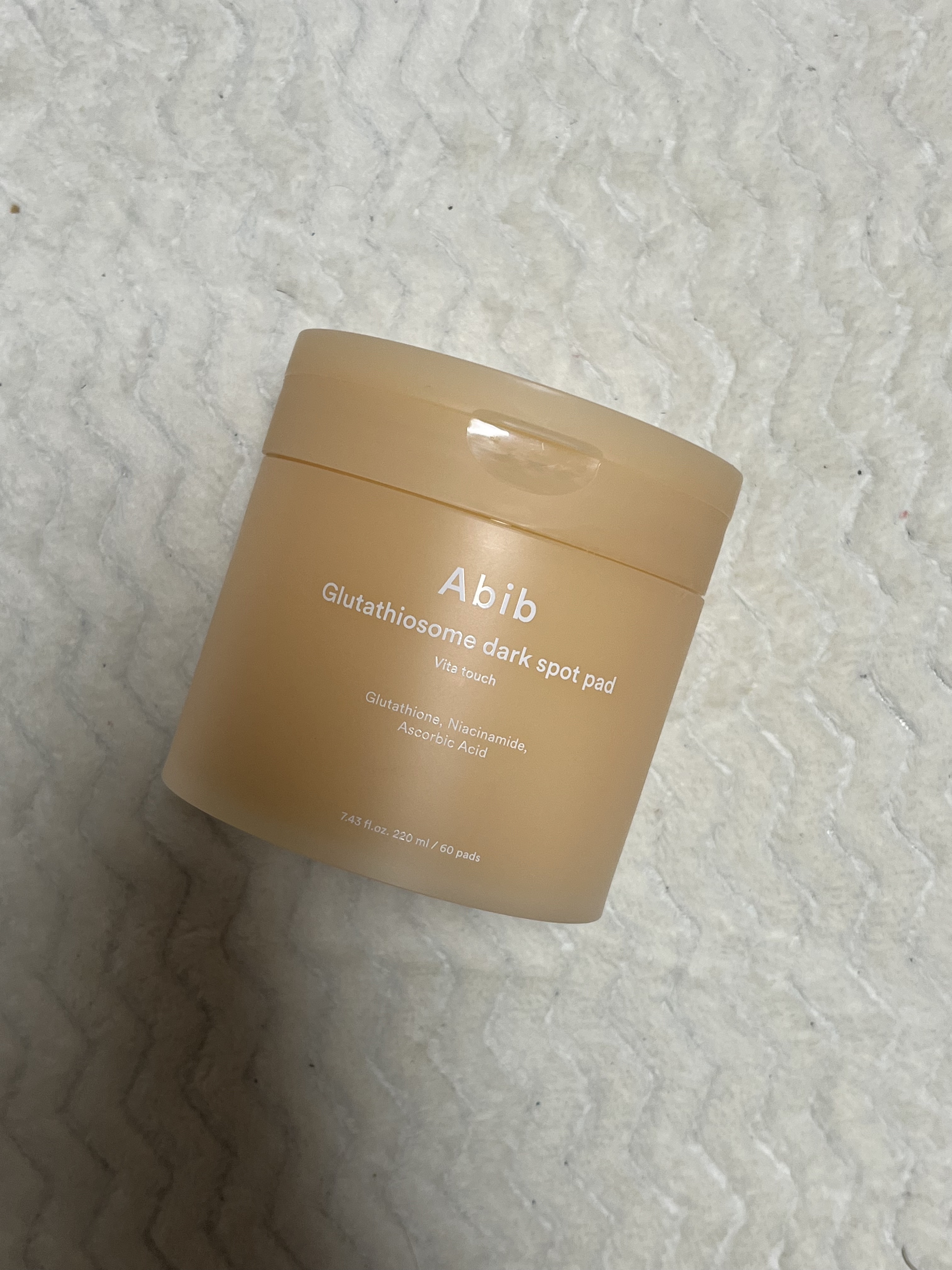 グルタチオンソームダークスポットパッドビタタッチ/Abib /トナーパッドを使ったクチコミ（1枚目）