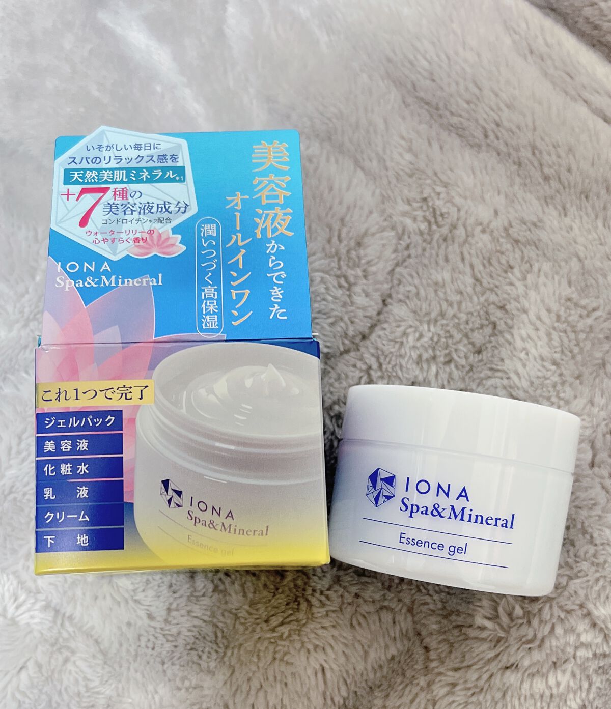 エッセンス ジェル/イオナ スパ＆ミネラル/オールインワン化粧品を使ったクチコミ（1枚目）