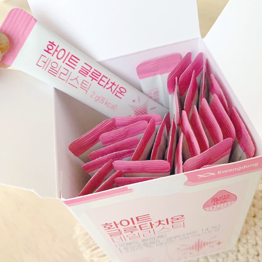 ホワイト・グルタチオンスティック/Kwangdong/美容サプリメントを使ったクチコミ（2枚目）