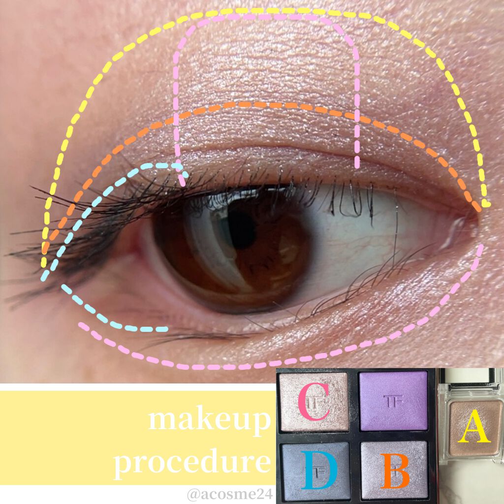 アイ カラー クォード/TOM FORD BEAUTY/アイシャドウパレットを使ったクチコミ（2枚目）