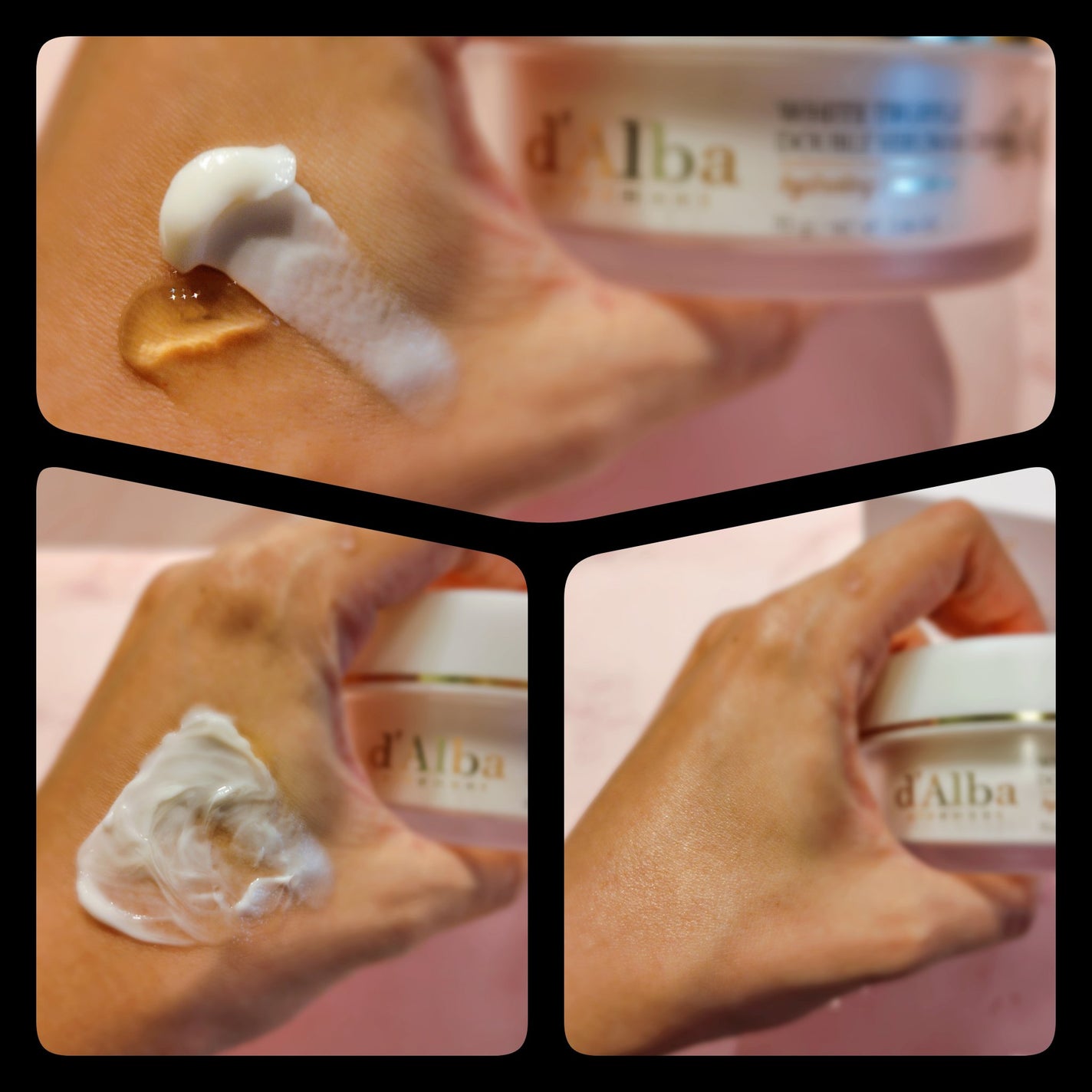 ホワイトトリュフダブルセラムアンドクリーム/ダルバ/フェイスクリームを使ったクチコミ(6枚目)