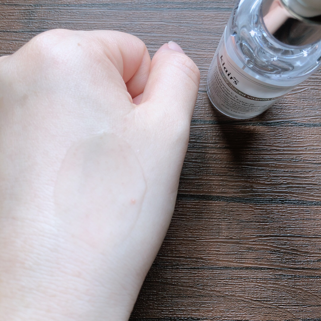 フレッシュリージュースドビタミンドロップ(35ml)/Klairs/美容液を使ったクチコミ（3枚目）
