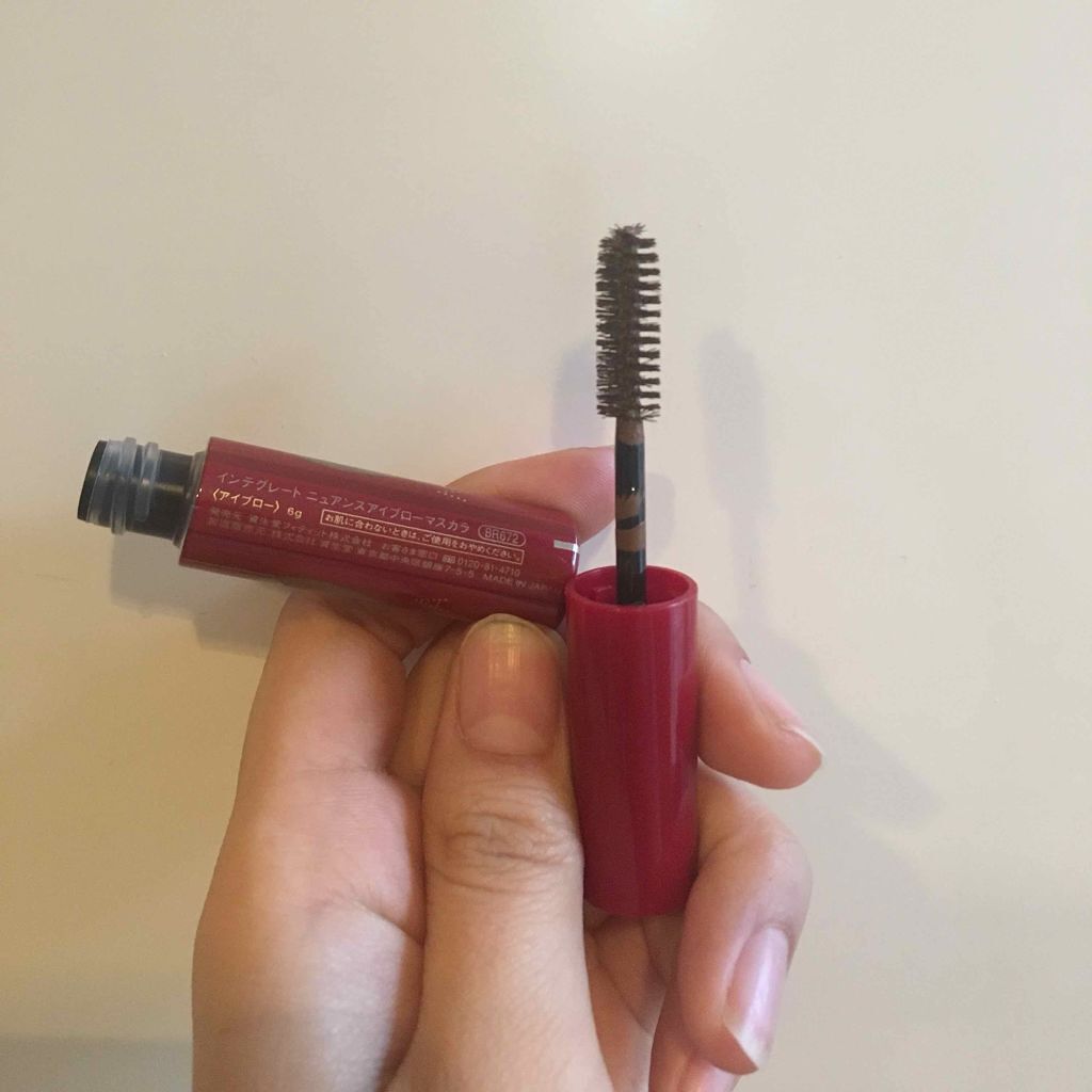 ニュアンスアイブローマスカラ/インテグレート/眉マスカラを使ったクチコミ(2枚目)
