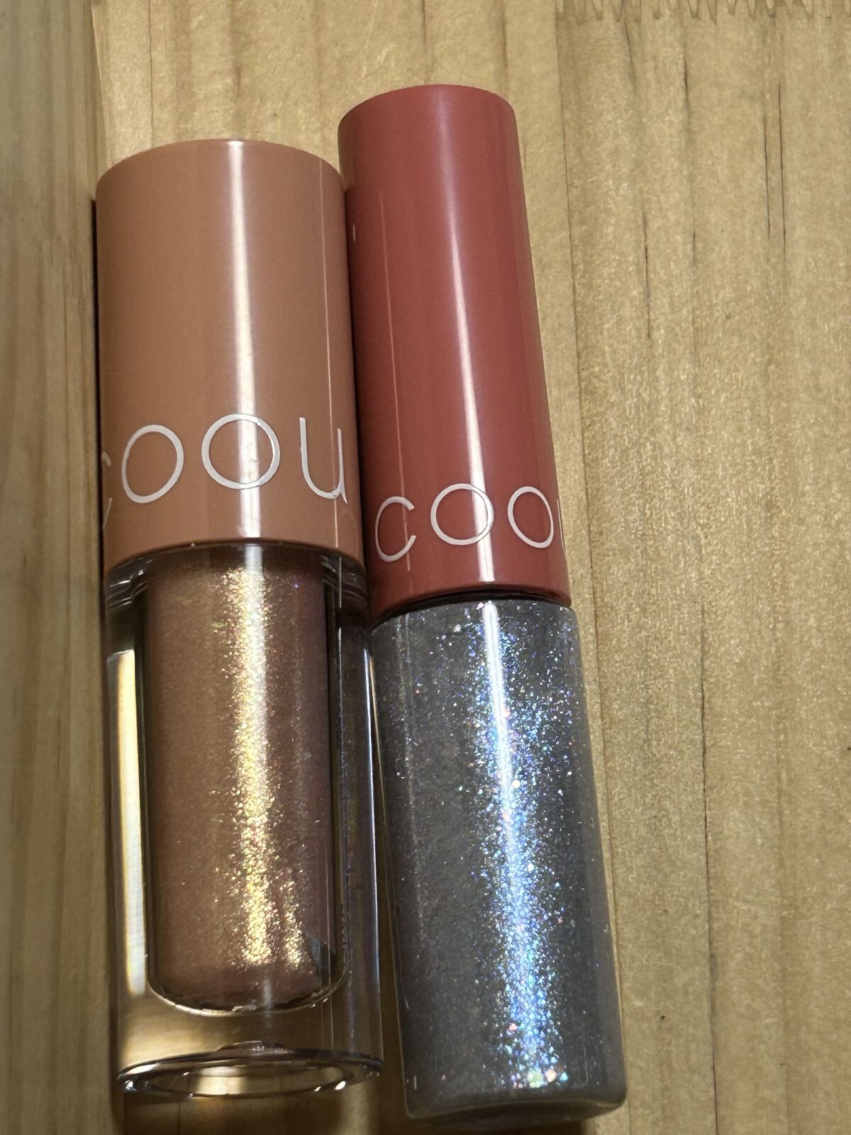 グリッターシャドウ 03 ダズリンゴールド/coou/グリッターを使ったクチコミ（1枚目）