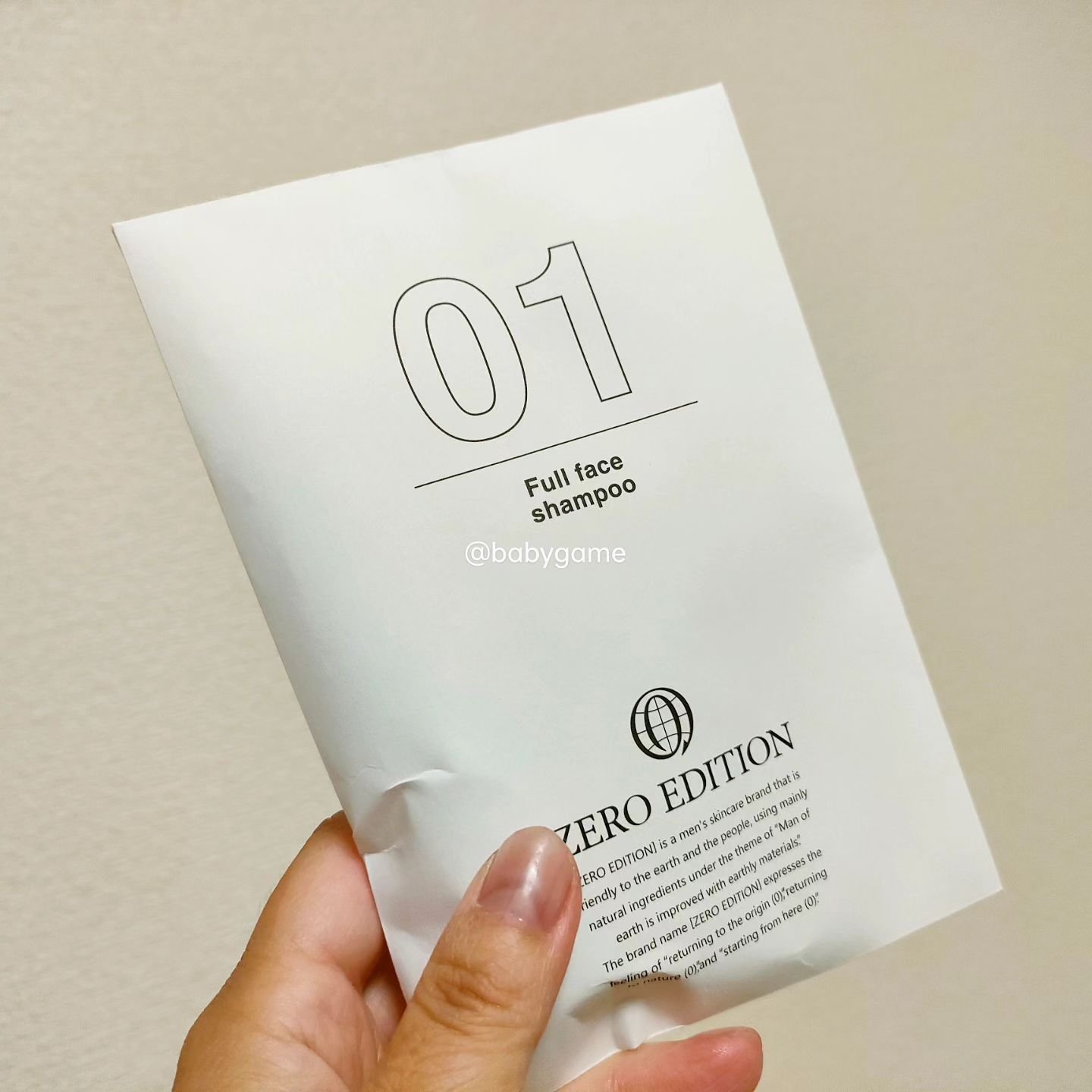 フルフェイスシャンプー/ZERO EDITION/洗顔フォームを使ったクチコミ（2枚目）