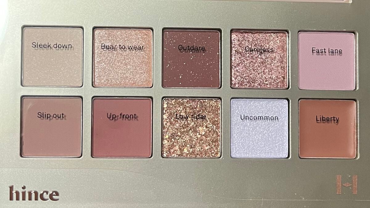 ニューデップスアイシャドウパレット/hince/アイシャドウパレットを使ったクチコミ(1枚目)