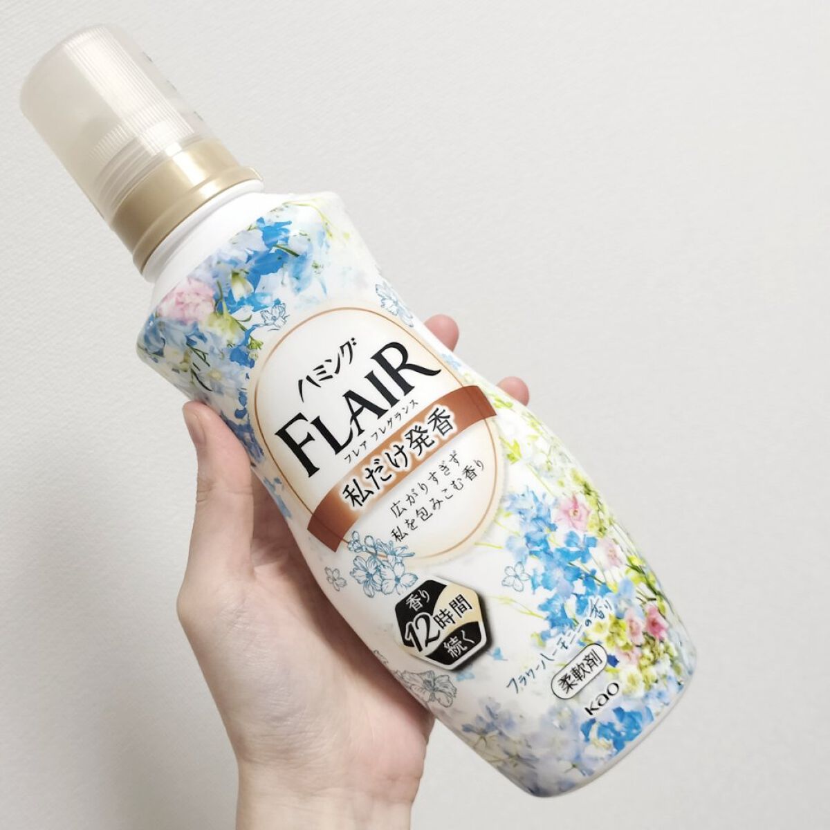 ハミング フレア フレグランス フラワーハーモニーの香り 本体 520ml/ハミングフレア/柔軟剤を使ったクチコミ（2枚目）