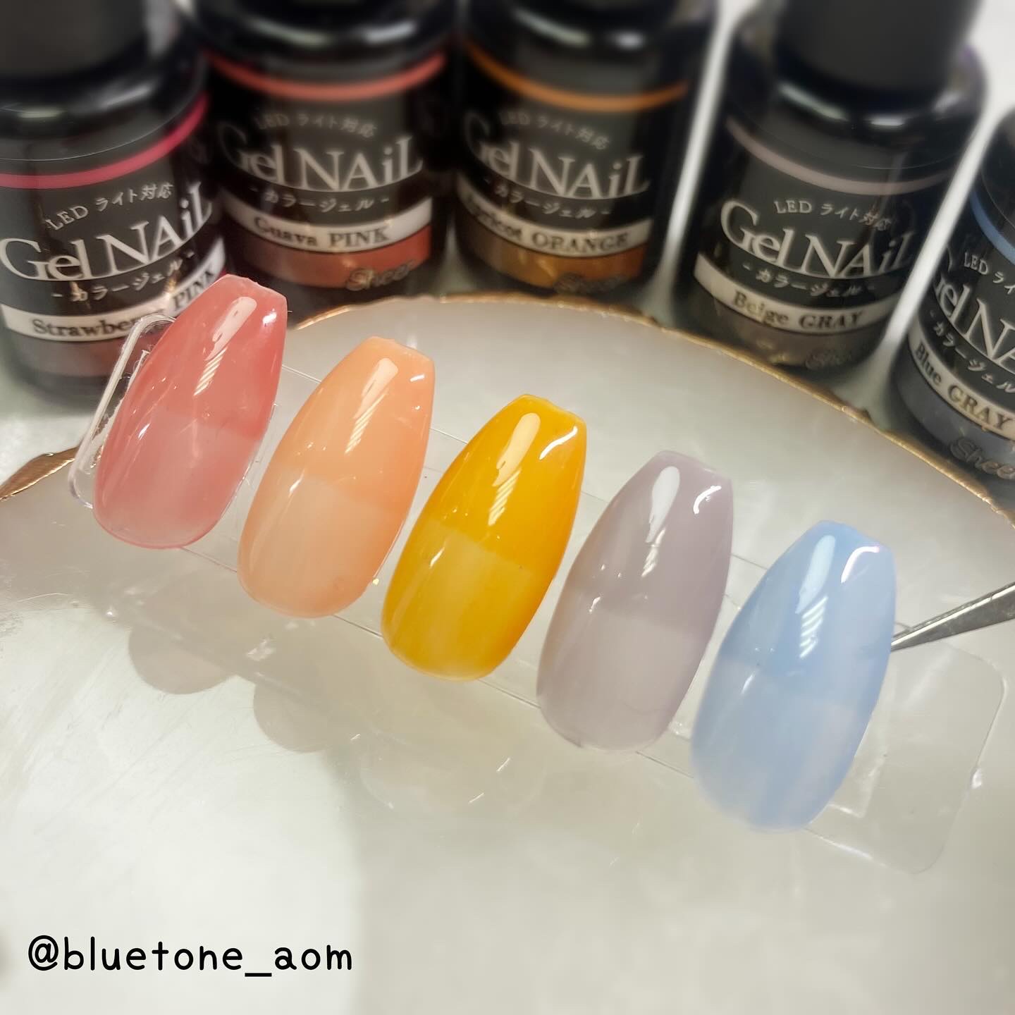 春ネイルのネイルデザイン】ジェルネイル（ライト対応）｜セリアの