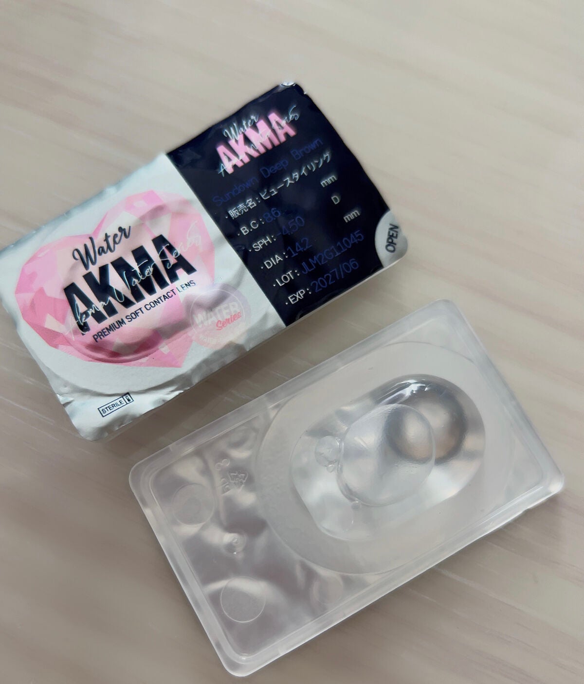 akma/AKMA by LENSME/カラーコンタクトレンズを使ったクチコミ(2枚目)