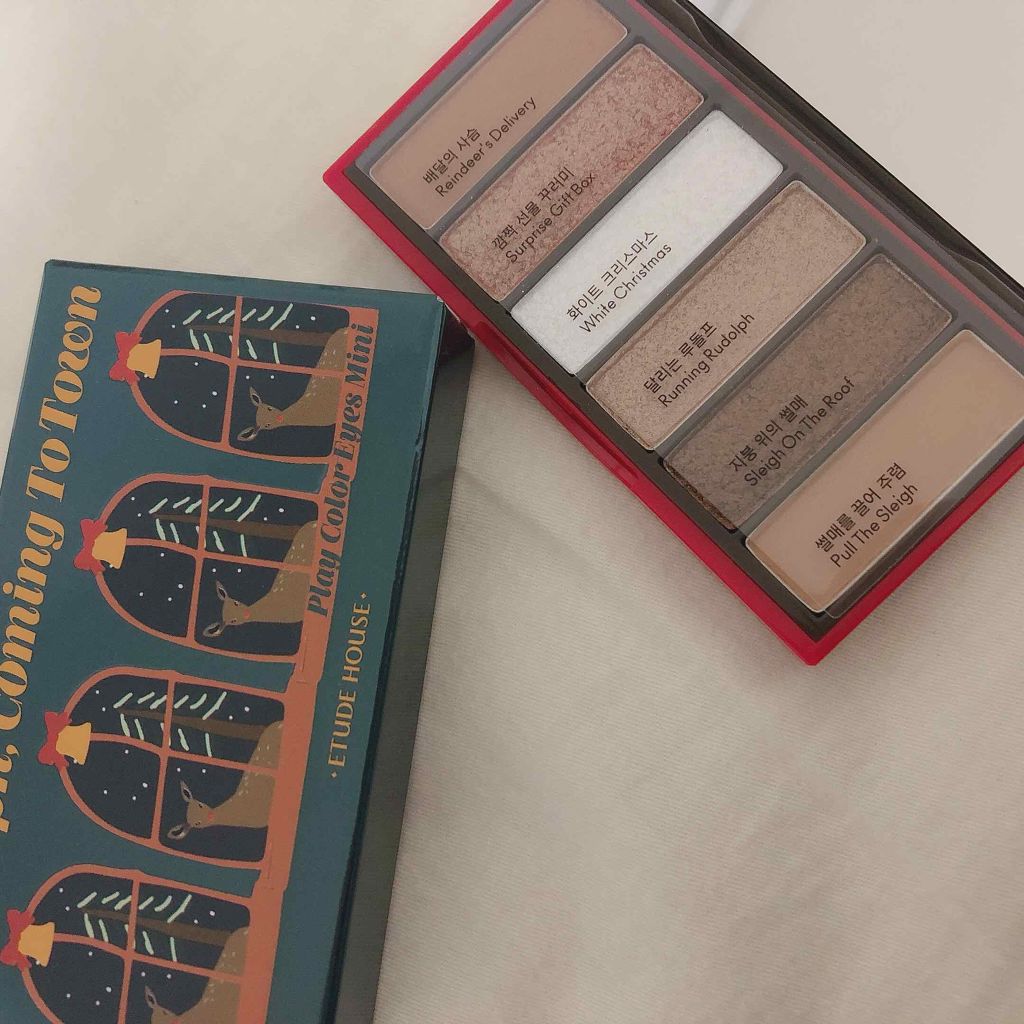 ルドルフ プレイカラー アイシャドウミニ ソリ/ETUDE/アイシャドウパレットを使ったクチコミ(2枚目)