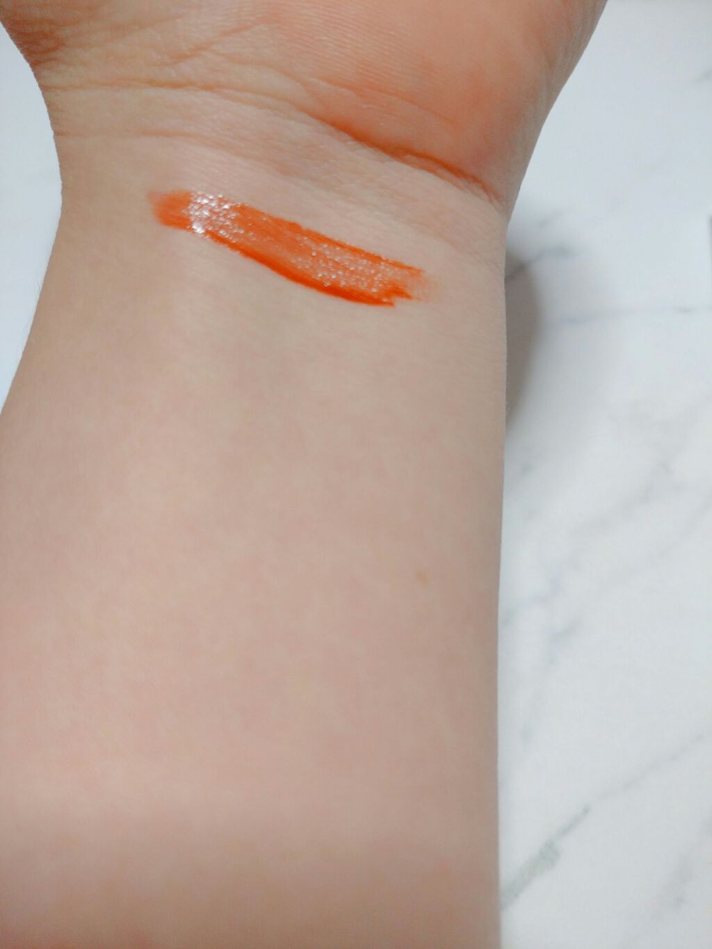 グラスティングウォーターティント 韓服エディション/rom&nd/リップティントを使ったクチコミ（2枚目）