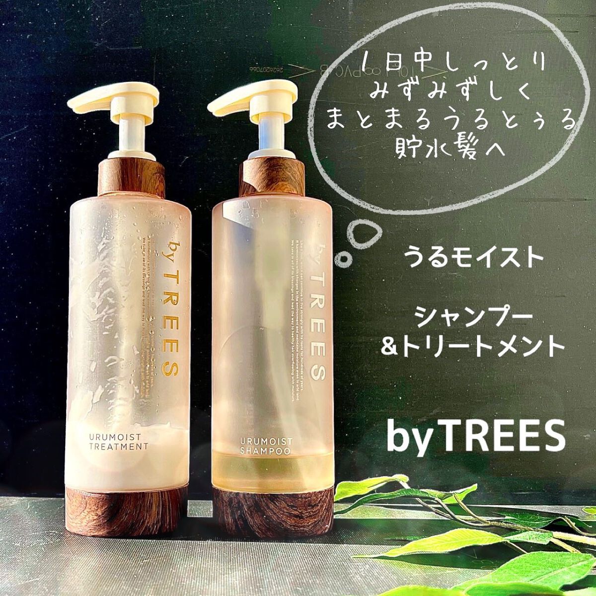 うるモイストシャンプー/トリートメント/byTREES/市販シャンプーを使ったクチコミ(1枚目)