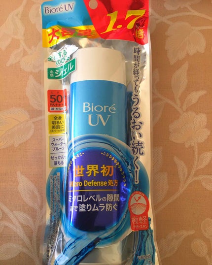 ビオレUV アクアリッチウォータリージェル /ビオレ/日焼け止め・UVケアを使ったクチコミ(1枚目)