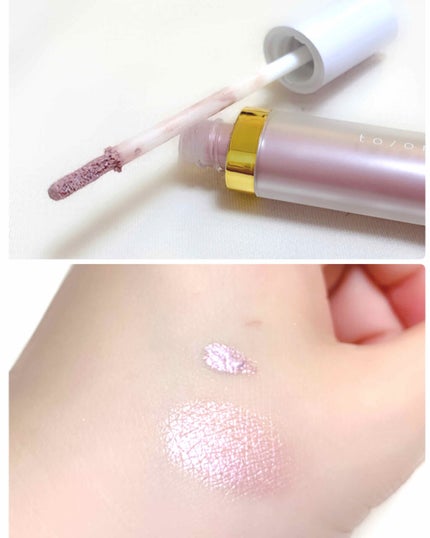 トーン ペタル リキッド アイシャドウ/to/one/リキッドアイシャドウを使ったクチコミ(3枚目)