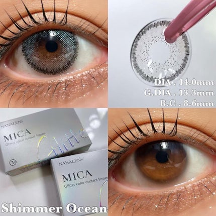 MICA.3month/NANA LENS/カラーコンタクトレンズを使ったクチコミ(5枚目)
