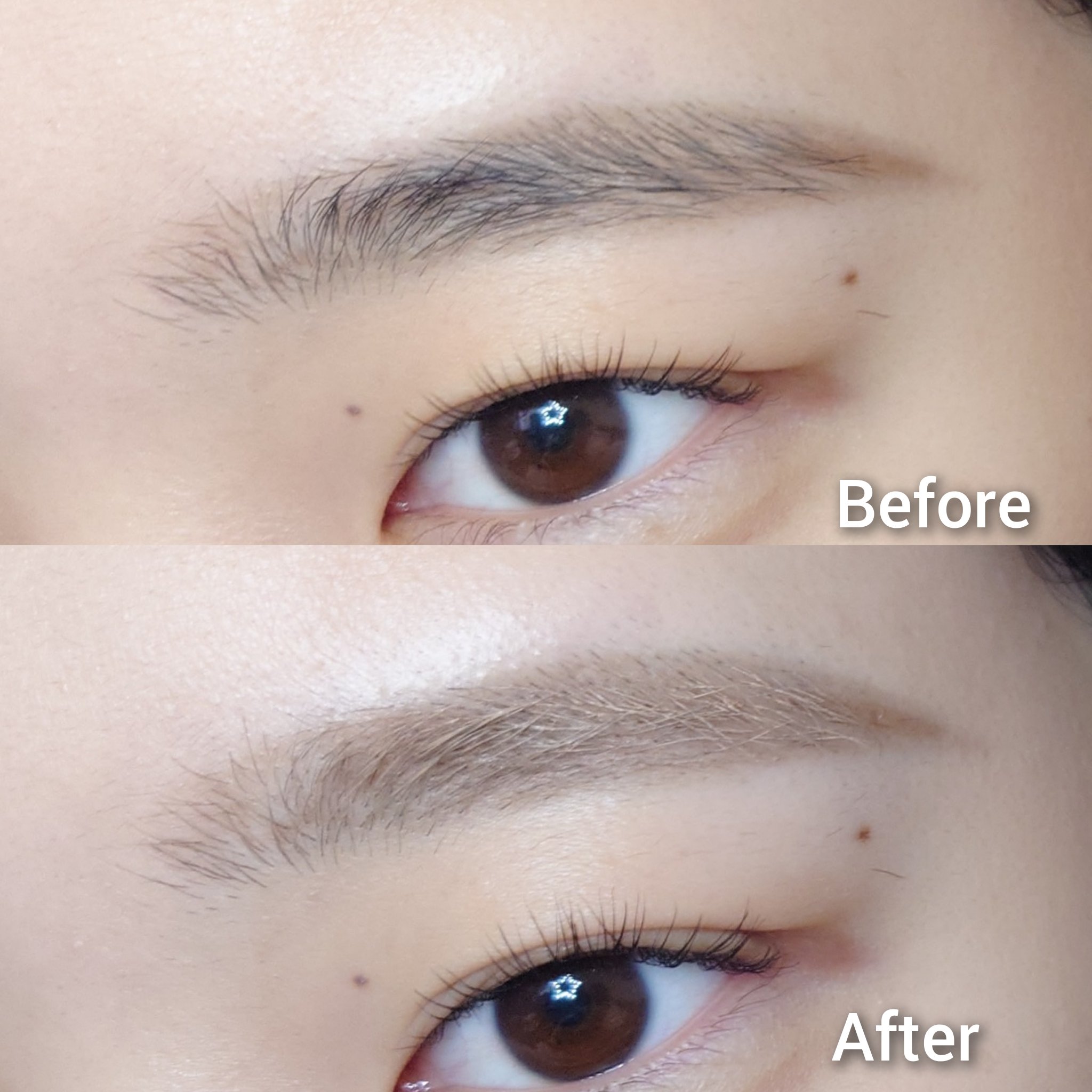 ハンオールブロウカラ/rom&nd/眉マスカラを使ったクチコミ（3枚目）