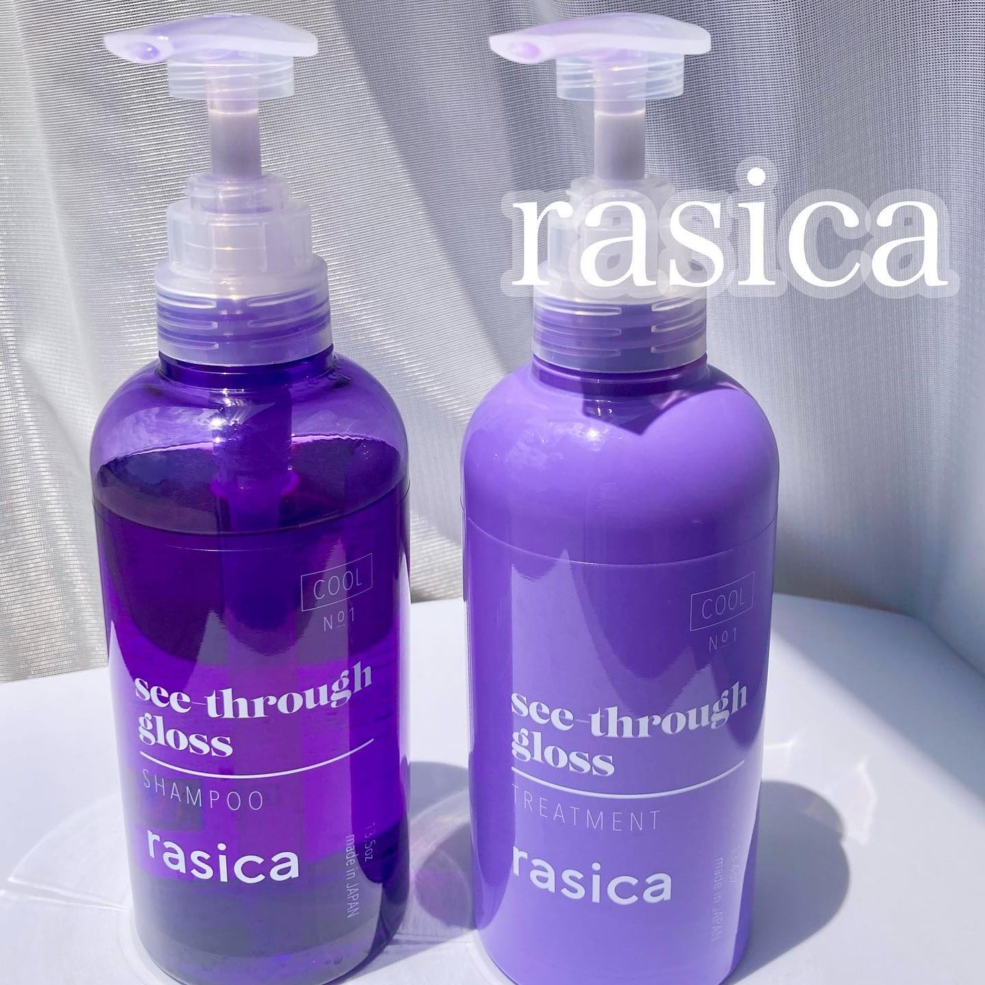 シースルーグロスシャンプー/トリートメント/rasica/市販シャンプーを使ったクチコミ(1枚目)