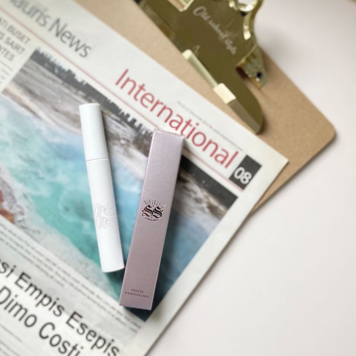 フリズヘアマスカラ/SS by WHOMEE/その他スタイリングを使ったクチコミ（1枚目）