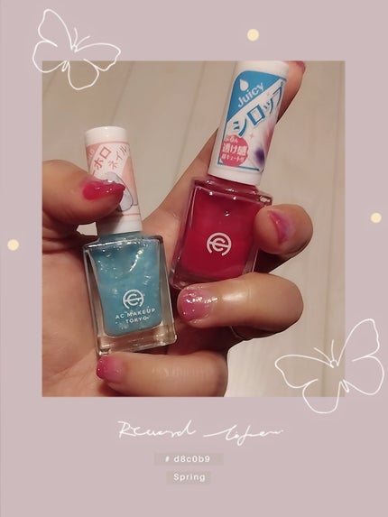 ACネイルエナメル/セリア/マニキュアを使ったクチコミ(1枚目)