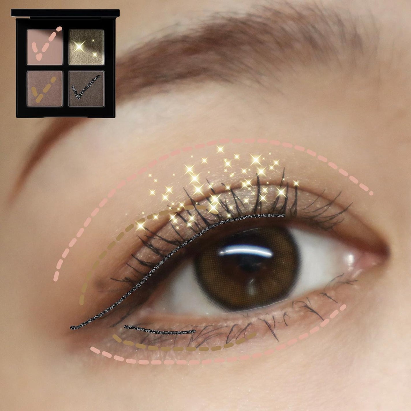 クロマティックス クワッド/shu uemura/アイシャドウパレットを使ったクチコミ(6枚目)