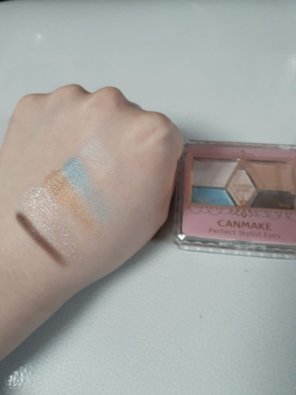 【旧品】パーフェクトスタイリストアイズ/キャンメイク/アイシャドウパレットを使ったクチコミ(1枚目)