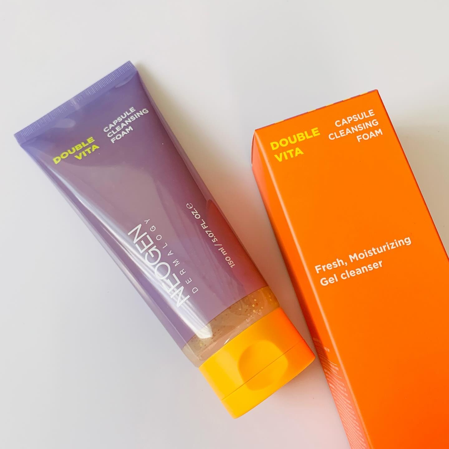 ダブルビタカプセルクレンジングフォーム/NEOGEN/洗顔フォームを使ったクチコミ（2枚目）