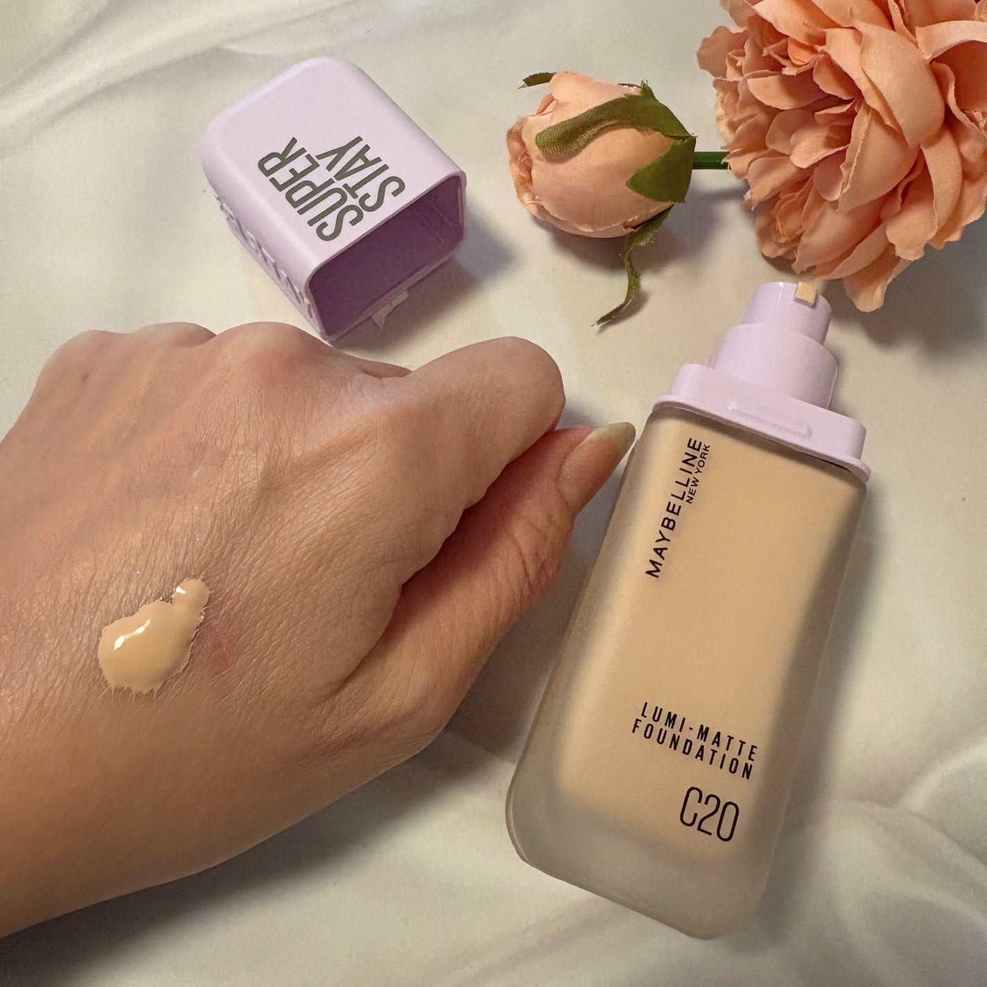 SPステイ ルミマット リキッド ファンデーション/MAYBELLINE NEW YORK/リキッドファンデーションを使ったクチコミ(2枚目)