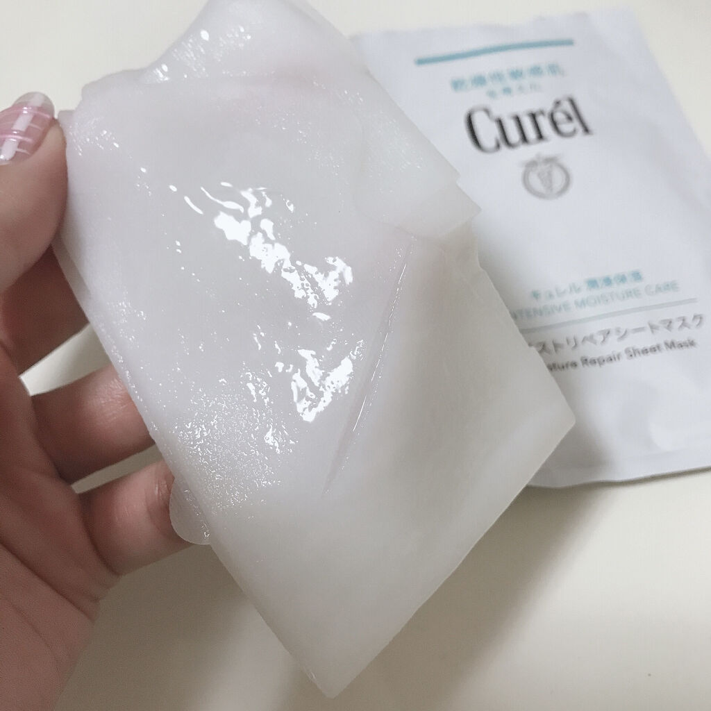 潤浸保湿 モイストリペアシートマスク/キュレル/シートマスク・パックを使ったクチコミ（3枚目）
