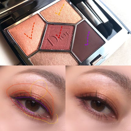 【旧】サンク クルール クチュール/Dior/アイシャドウパレットを使ったクチコミ(4枚目)