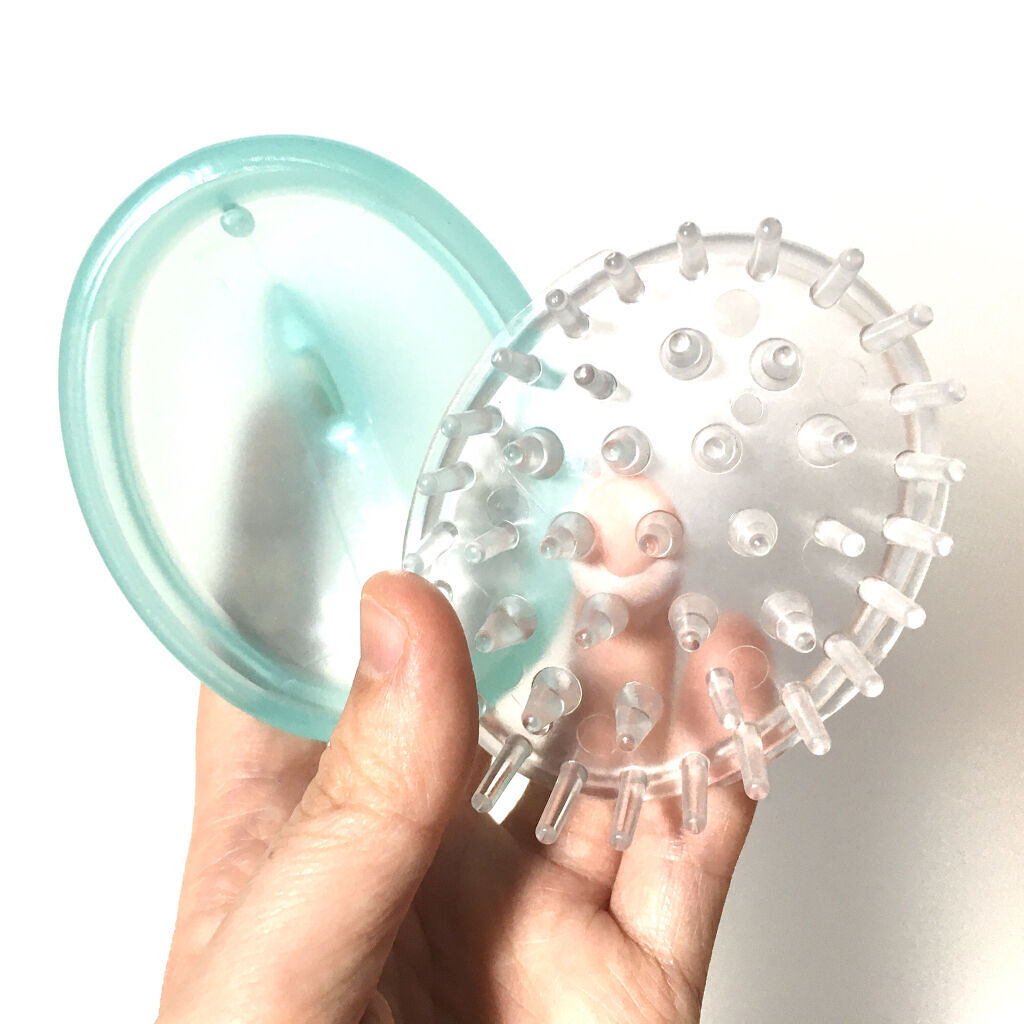 頭皮スッキリシャンプーブラシ/DAISO/スカルプブラシを使ったクチコミ（2枚目）