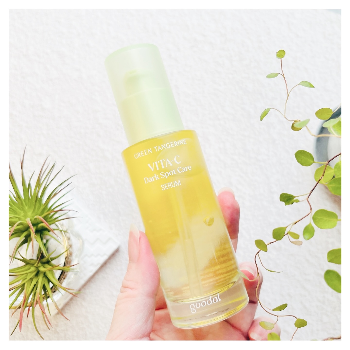 グリーンタンジェリン ビタC ダークスポットケアセラム/goodal/美容液を使ったクチコミ（3枚目）