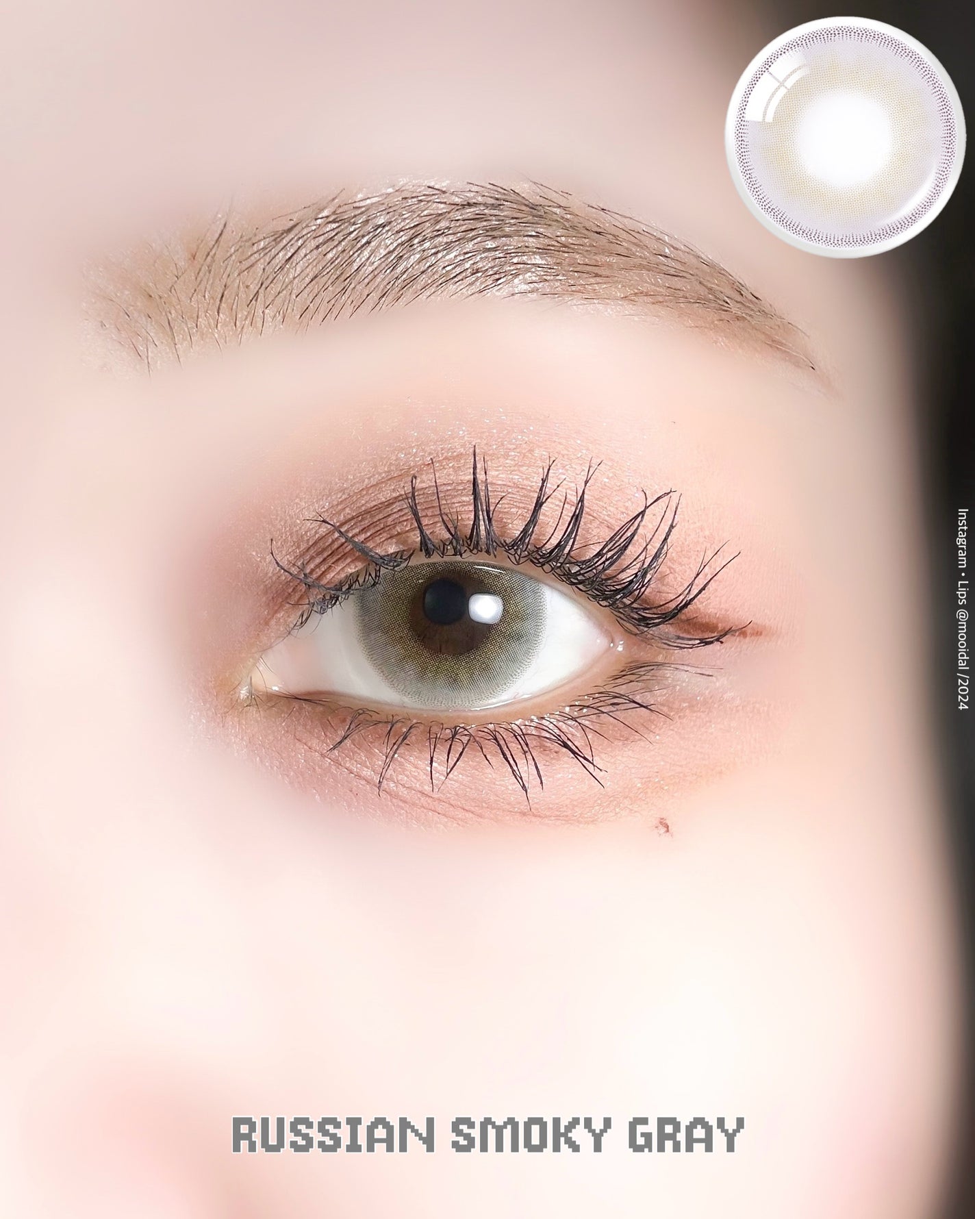 ロシアンスモーキー/OLENS/カラーコンタクトレンズを使ったクチコミ(7枚目)