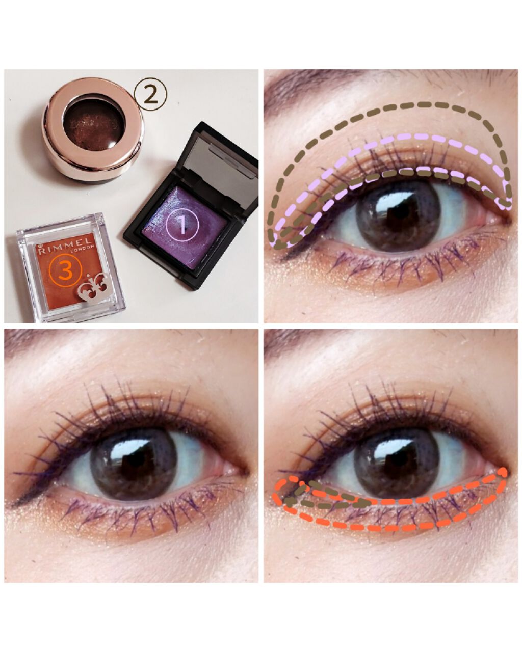 プリズム パウダーアイカラー/リンメル ロンドン/単色アイシャドウを使ったクチコミ（2枚目）