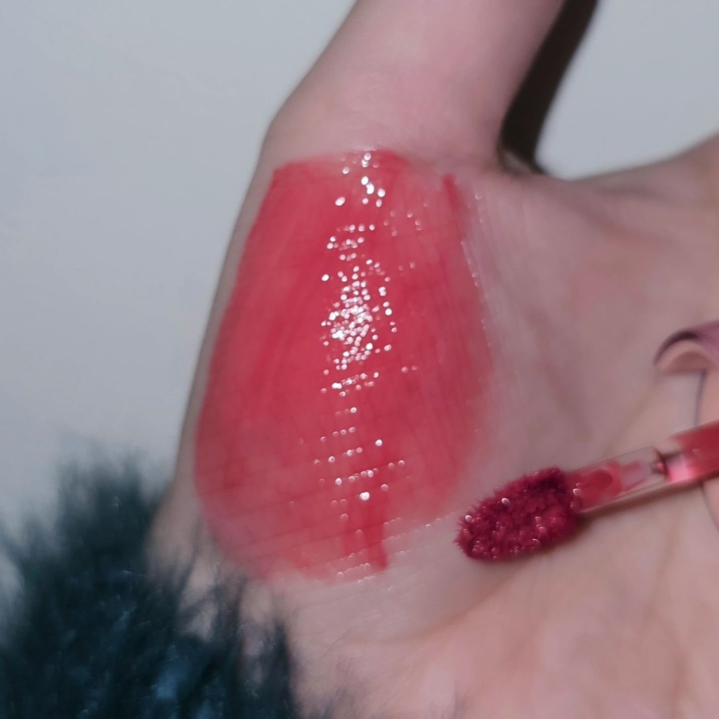 ロウグロウジェルティント/hince/リップティントを使ったクチコミ(4枚目)