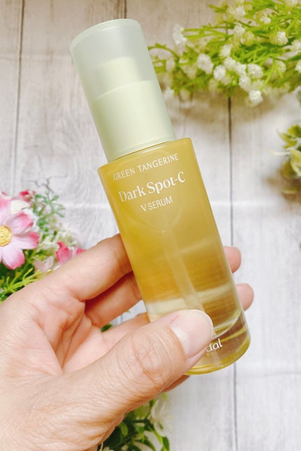 グリーンタンジェリン ビタC ダークスポットケアセラム/goodal/美容液を使ったクチコミ(4枚目)