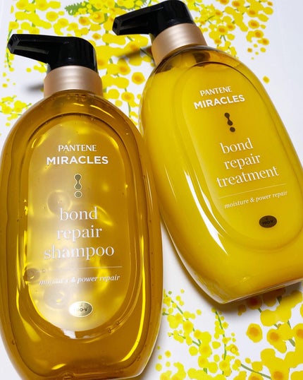 ボンドリペアシリーズ モイスチャー&パワーリペア シャンプー&トリートメント/パンテーン/市販シャンプーを使ったクチコミ(3枚目)