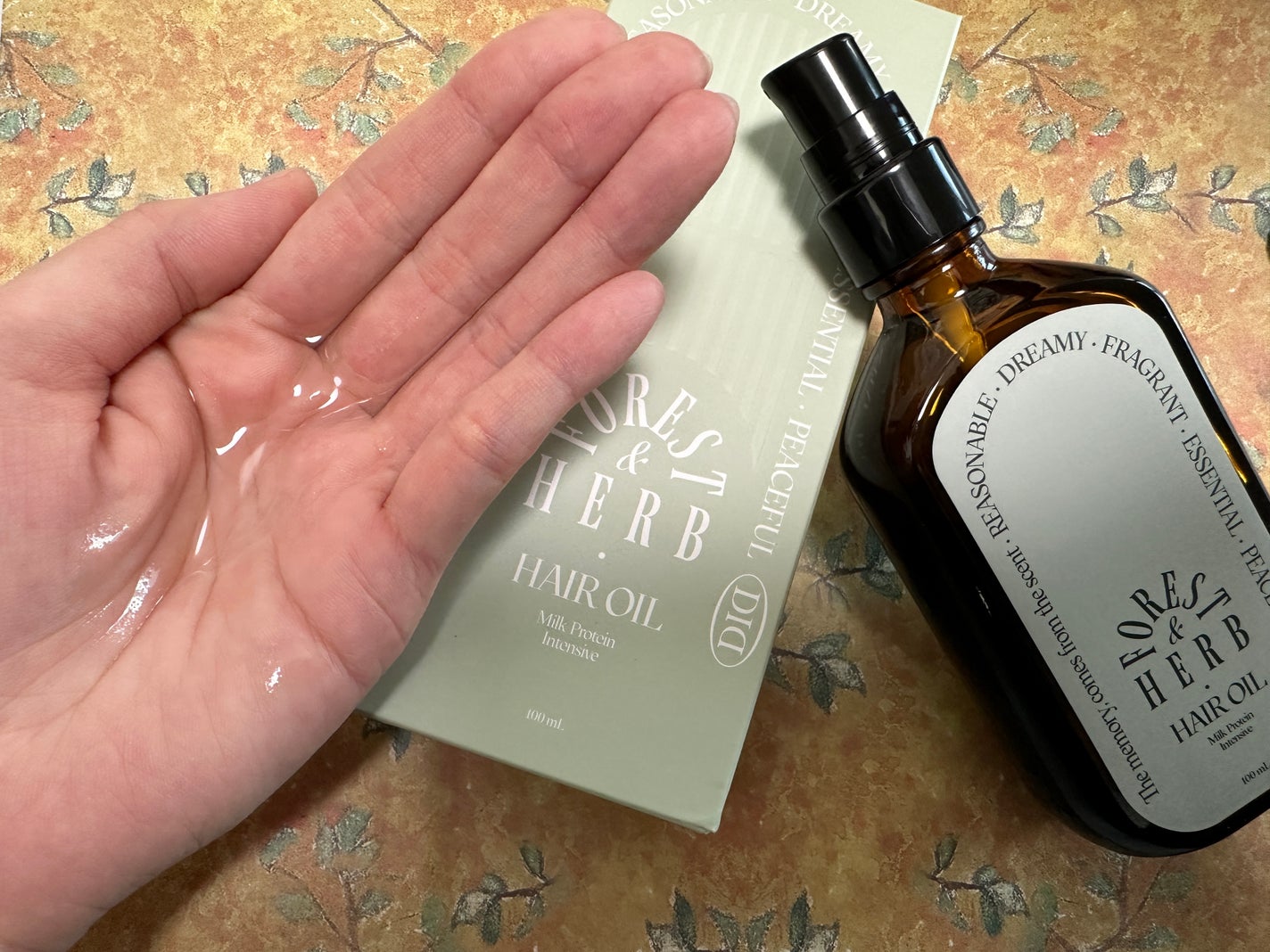 ミルクプロテインインテンシブヘアオイル/odiD/ヘアオイルを使ったクチコミ(2枚目)