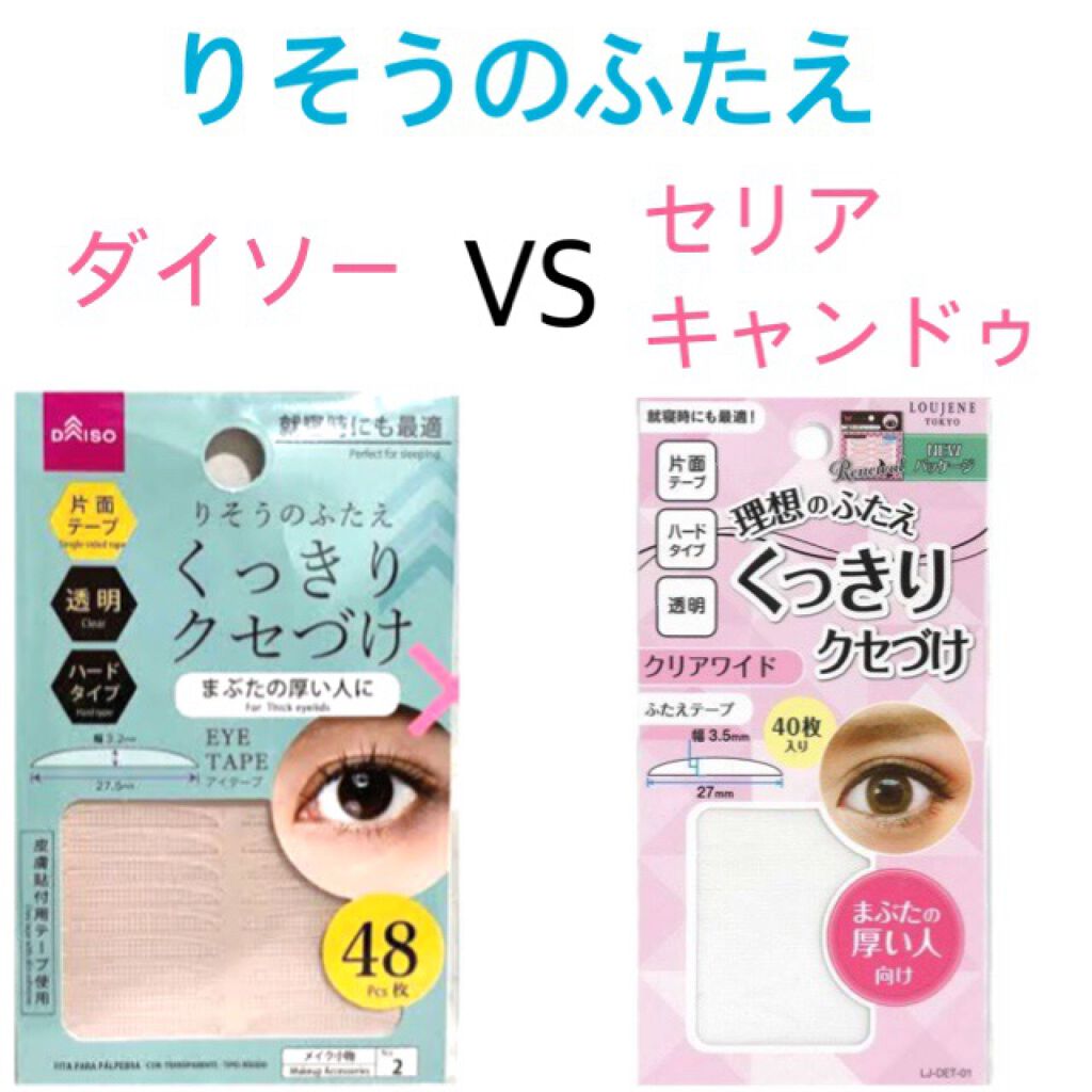 りそうのふたえ くっきりクセづけ/DAISO/二重まぶた用アイテムを使ったクチコミ（1枚目）