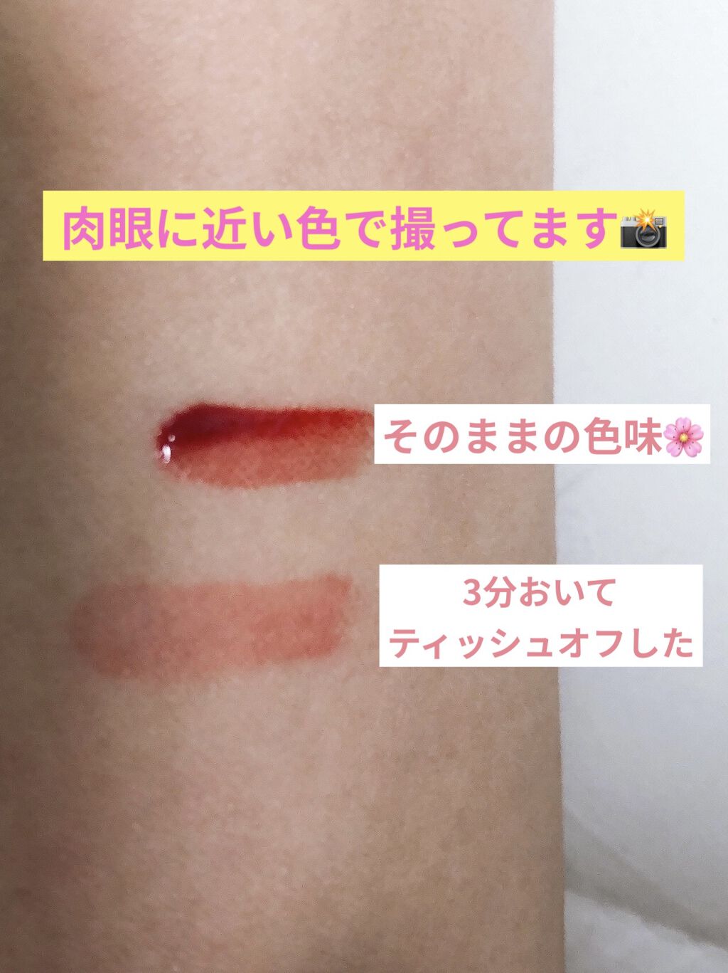 グラスティングウォーターティント/rom&nd/リップティントを使ったクチコミ（3枚目）