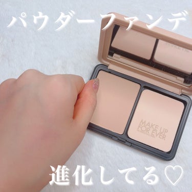 HDスキン マットベルベットコンパクト/MAKE UP FOR EVER/パウダーファンデーションを使ったクチコミ（1枚目）