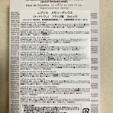 レプリカ オードトワレ メモリーボックス/Maison Margiela Fragrances/その他キットセットを使ったクチコミ(4枚目)