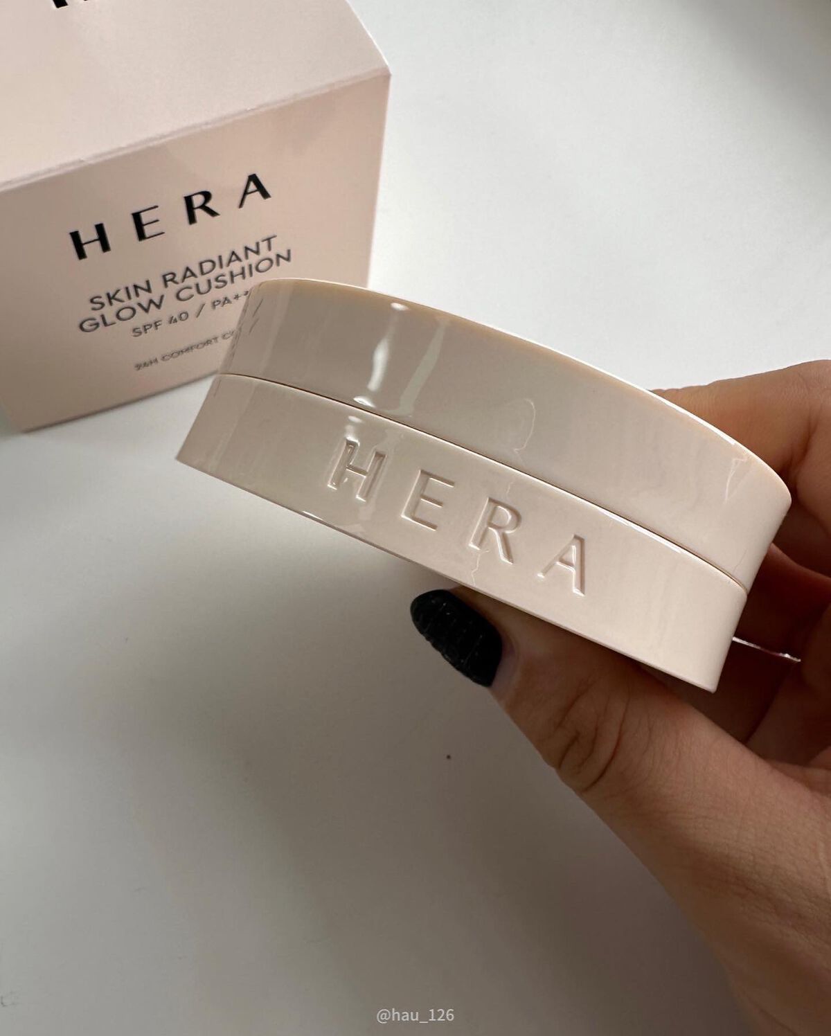 スキン ラディアント グロウ クッション/HERA/クッションファンデーションを使ったクチコミ(5枚目)