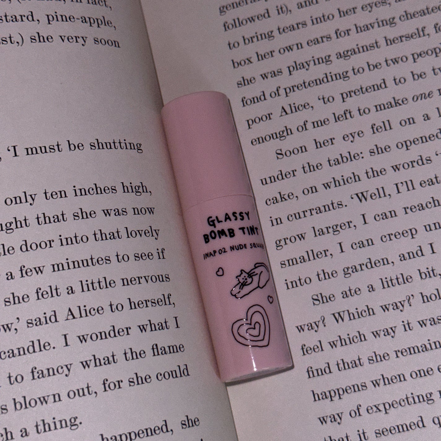 グラッシーボムティント/&nd by rom&nd/リップティントを使ったクチコミ(4枚目)