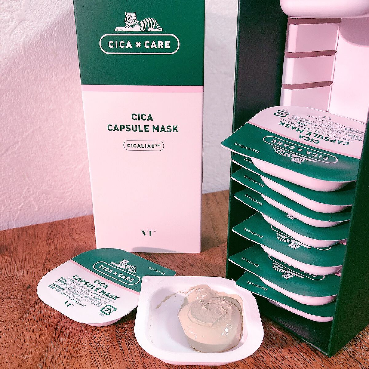 CICA カプセルマスク/VT/洗い流すパック・マスクを使ったクチコミ（2枚目）